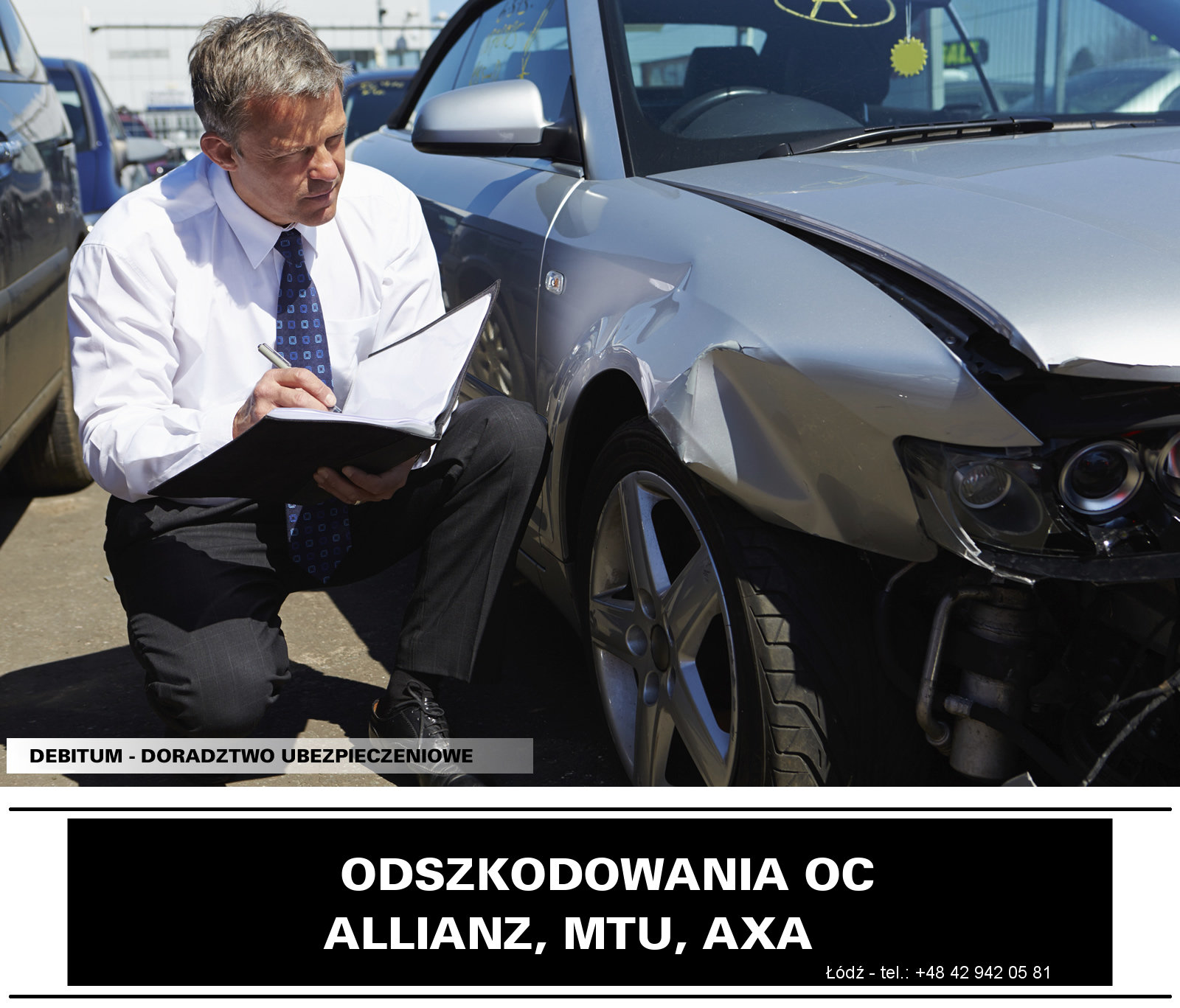 odszkodowania oc - allianz, mtu, axa - Łódź